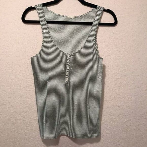 NWOT. J. Crew sparkly sleeveless top - Picture 2 of 7